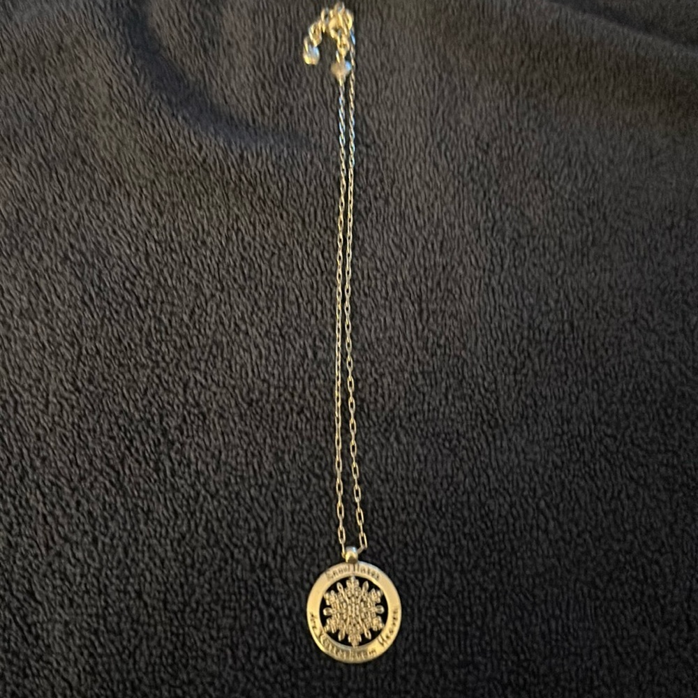 Brighton Holiday Snowflake Are Kisses From Heaven Necklace